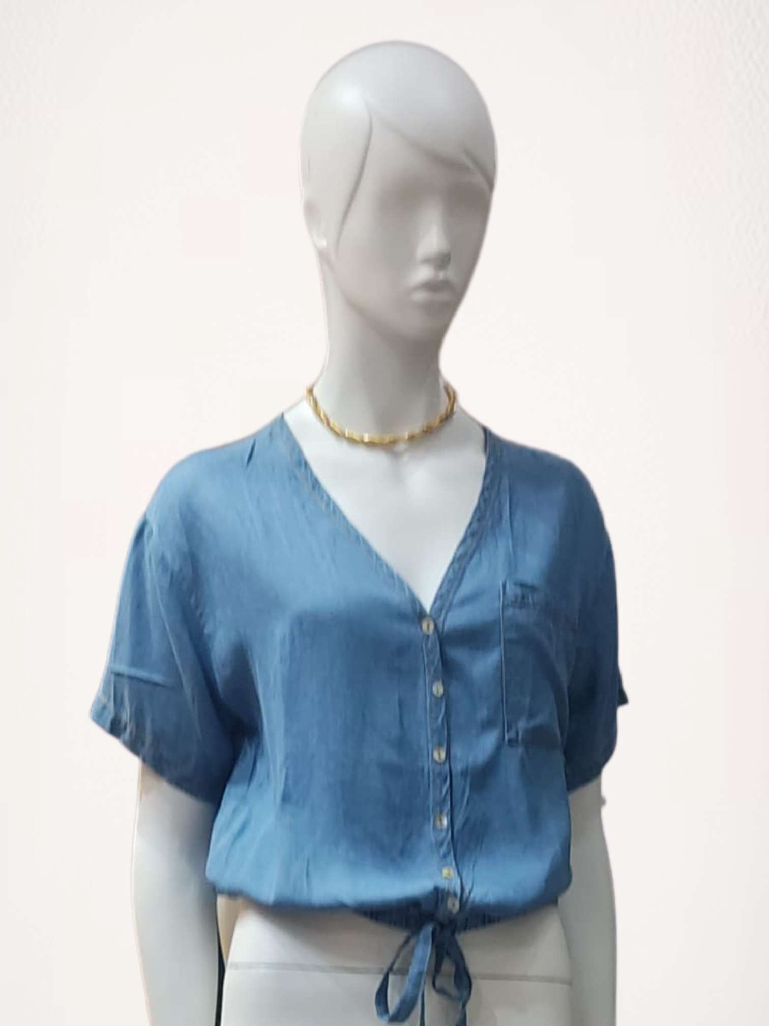 Blusa Demin en light blue